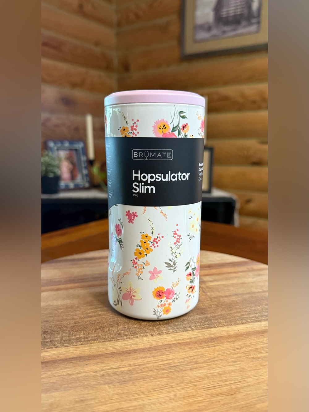 WILDFLOWER WHISPER Brumate 12oz Hopsulator Slim Can Cooler • LIMITED EDITION